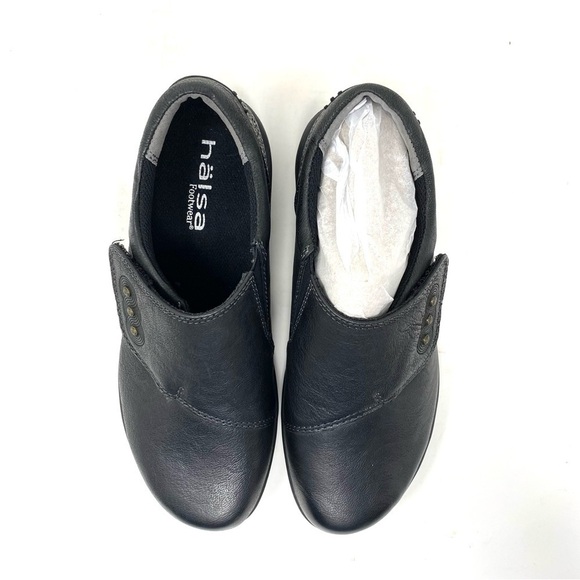 Hälsa Footwear Black Leather Anna Clog - Picture 4 of 7